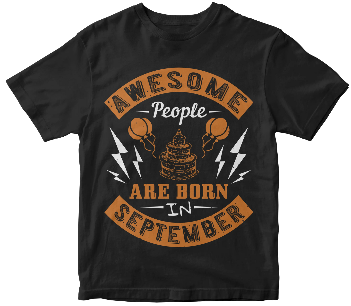 Awesome people are born in September tee Mr Perfecto Brand