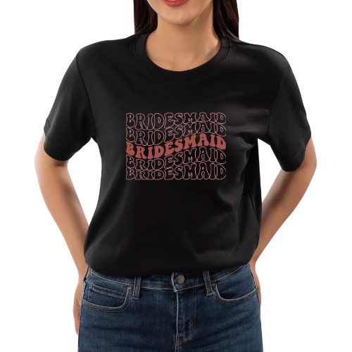 Bridesmaid Tee Design